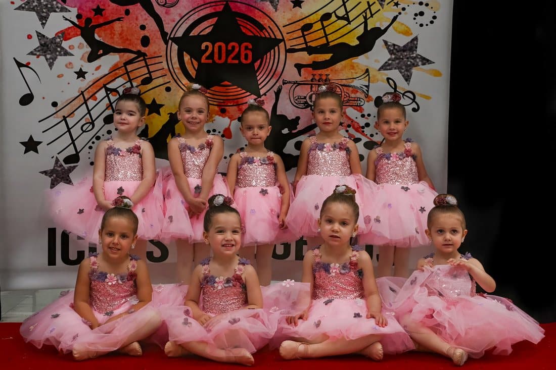 Little dancers in pink tutus